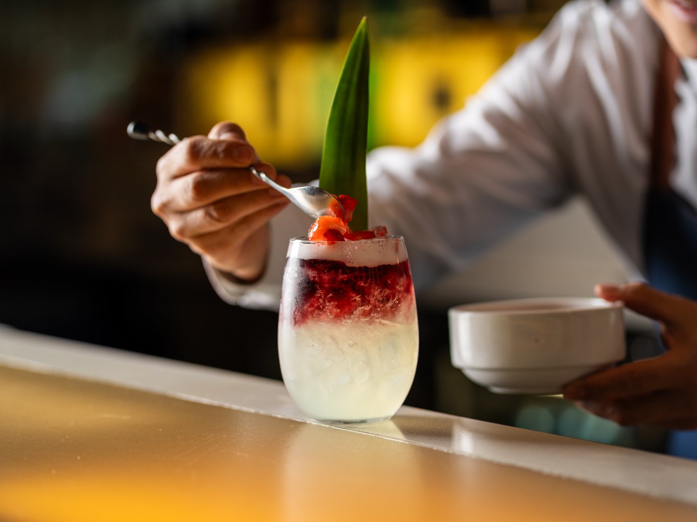 A cocktail at the Sunridge bar